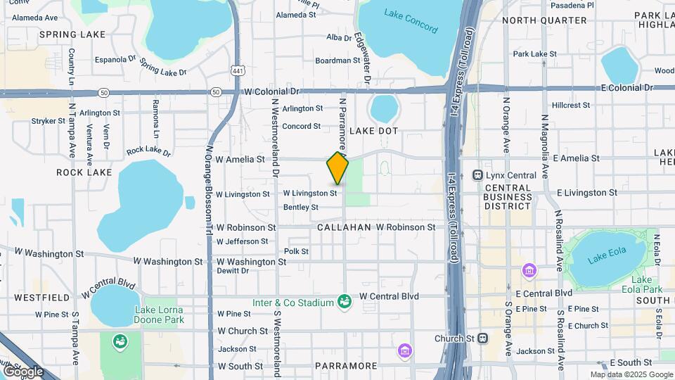 400 N Parramore Ave Mapa y Detalles de la Ubicación