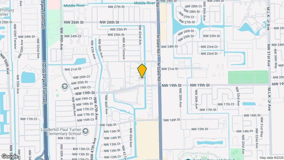 4241 NW 19th St Map and Location Details