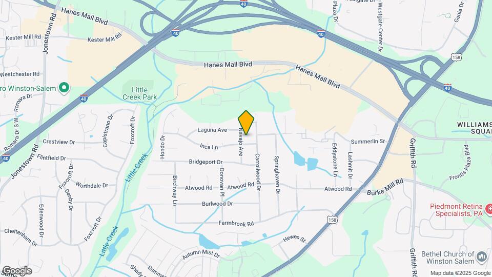 2893 Navajo Ave Map and Location Details