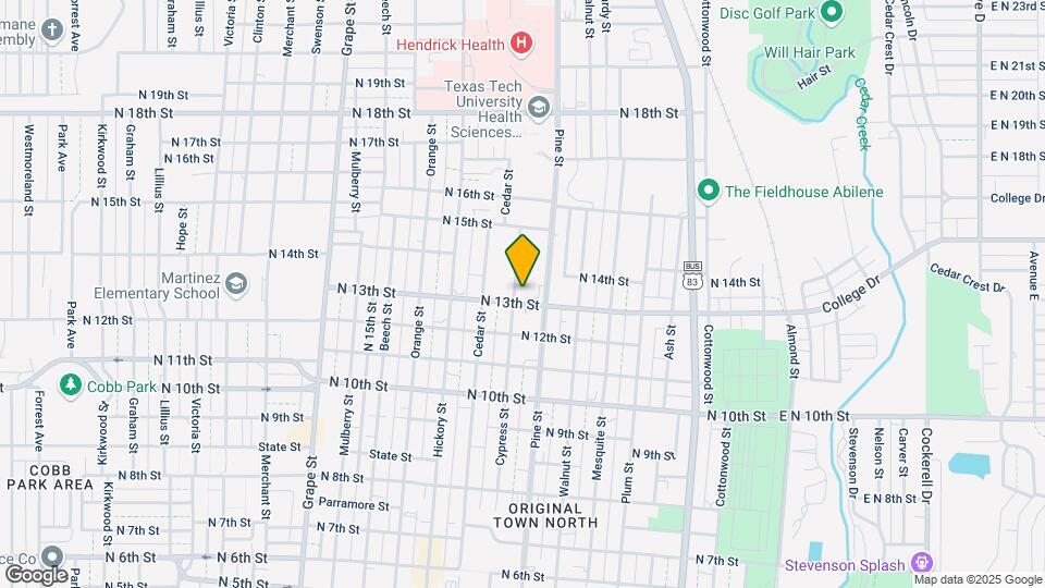 1309 Cypress St Map and Location Details