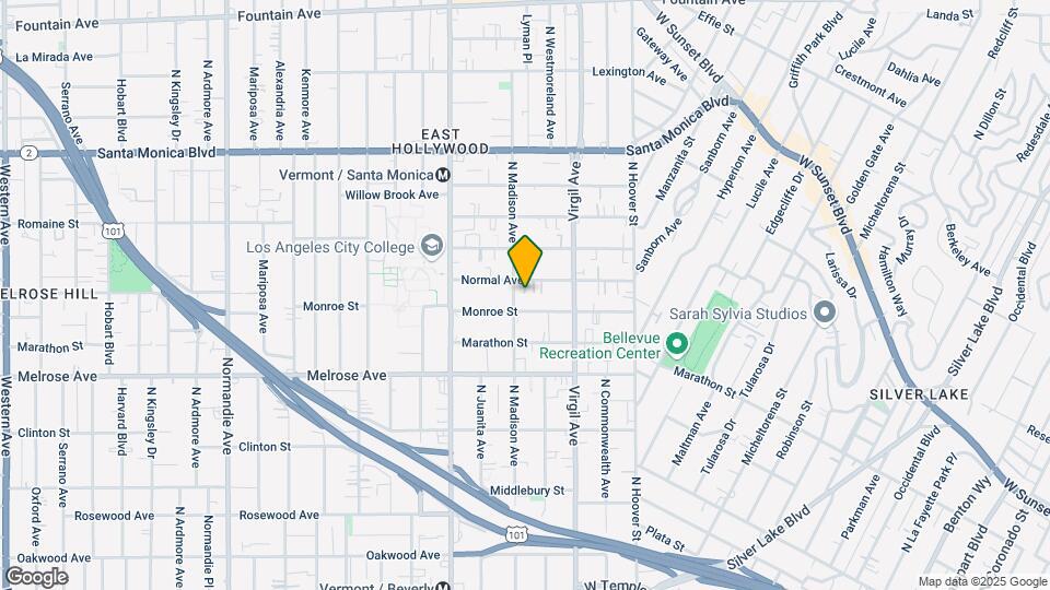 4252-4258 1/2 Normal Ave Map and Location Details