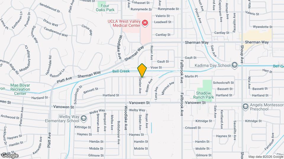 6966 Sedan Ave Map and Location Details