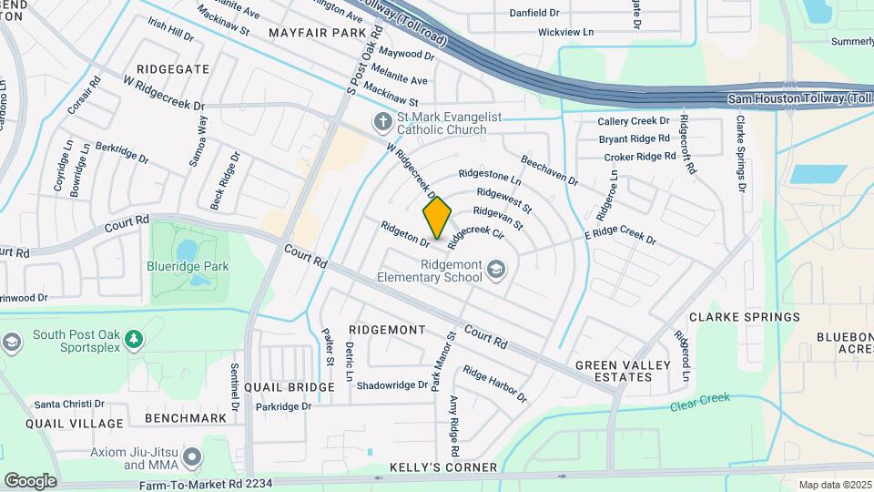 5110 Ridgeton Dr Mapa y Detalles de la Ubicación