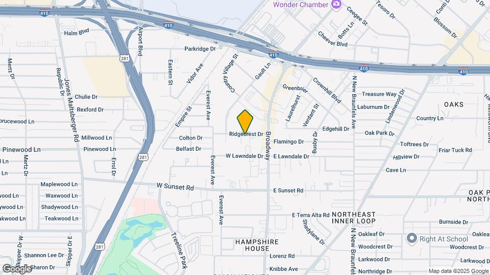 206 Ridgecrest Map and Location Details