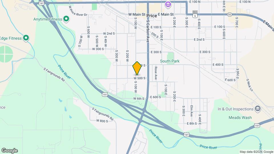 495 S 100 W Map and Location Details