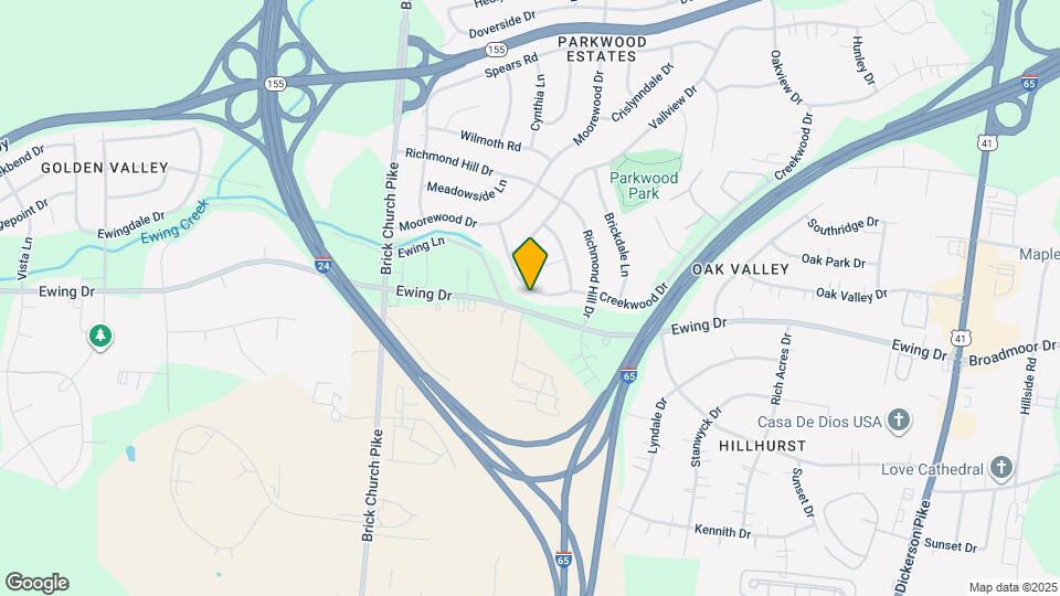 3022 Creekwood Dr Map and Location Details