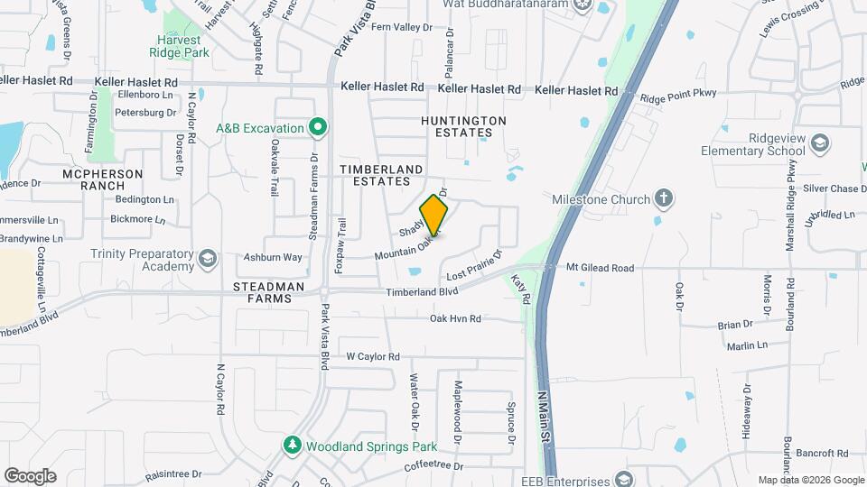 4636 Mountain Oak St Map and Location Details