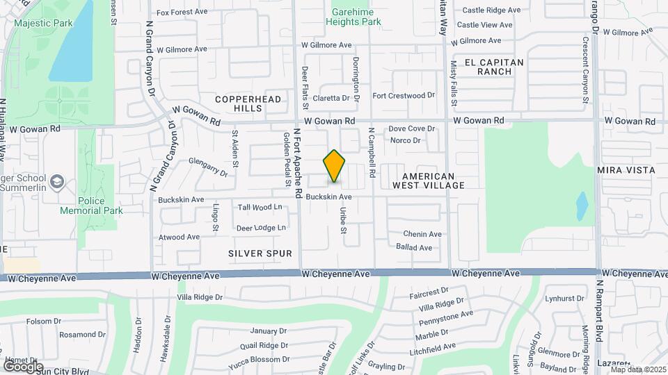 3416 Summersprings Dr Mapa y Detalles de la Ubicación