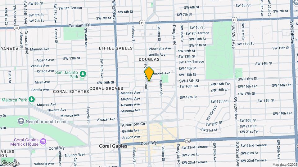 1607 Ponce de Leon Map and Location Details
