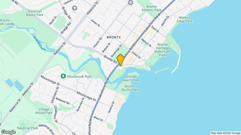 2464 Lakeshore Rd W Map and Location Details
