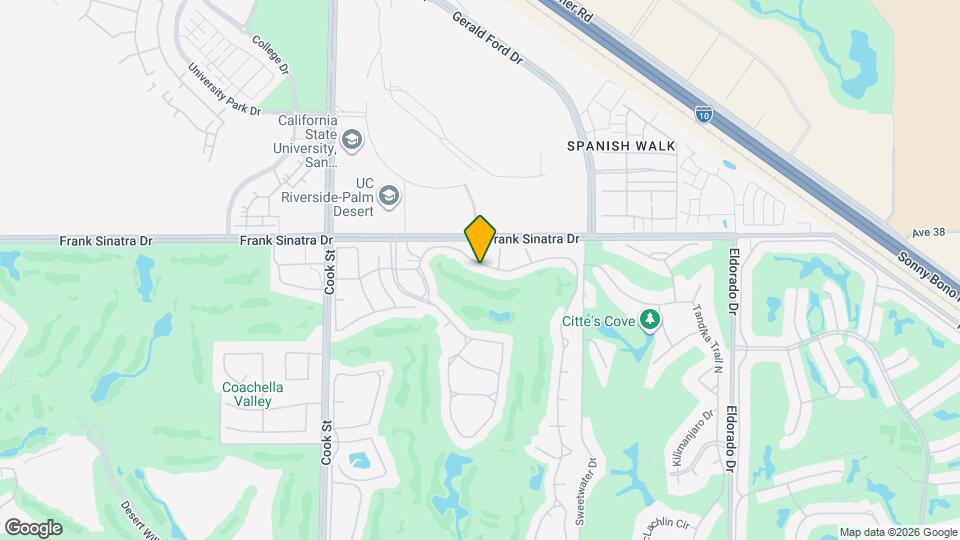 491 Desert Falls Dr N Map and Location Details