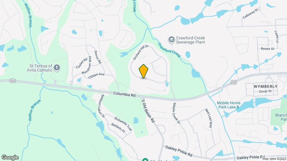 4794 Orchard Hill Dr Map and Location Details