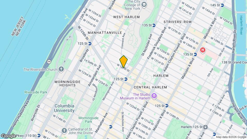 West 127th Street, Unit 5A Mapa y Detalles de la Ubicación