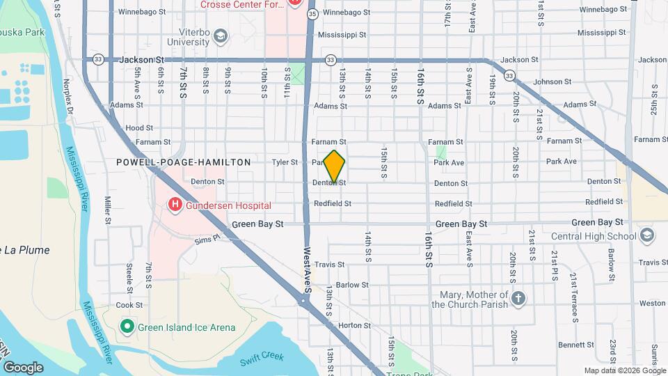 1240 Denton St Map and Location Details