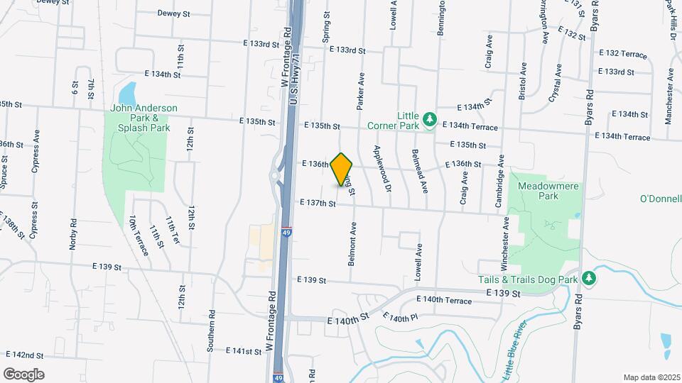 13619 Spring St Map and Location Details