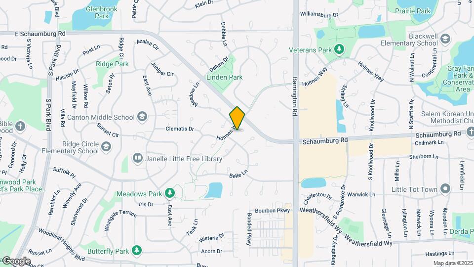 2817 Adams Ct Map and Location Details