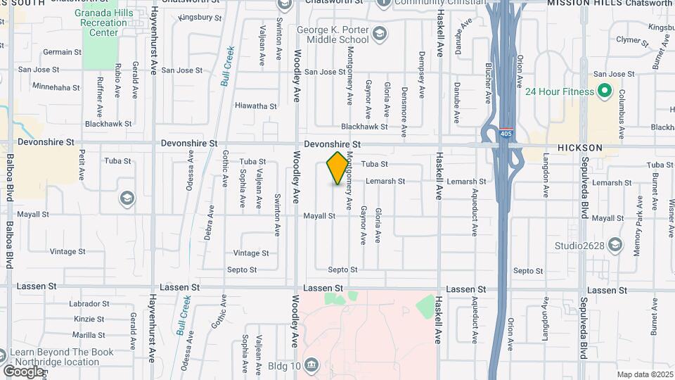 10144 Gaviota Ave Map and Location Details