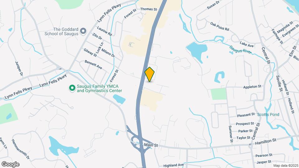 Furnished Studio-Boston - Saugus Map and Location Details