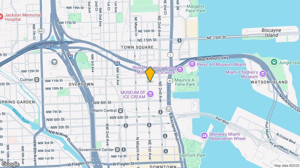 Paramount Miami Worldcenter Map and Location Details