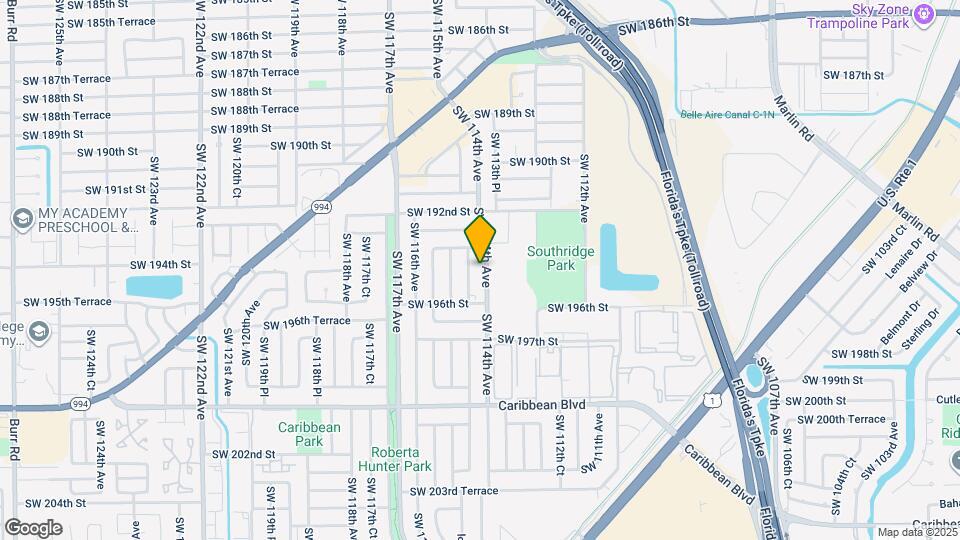19400 SW 114th Ave Map and Location Details