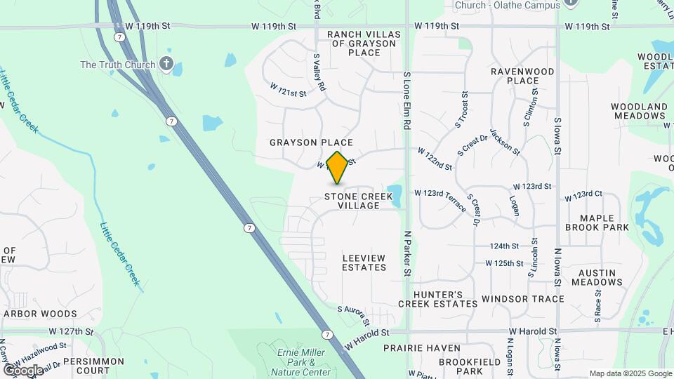 12310 S Prairie Creek Rd Map and Location Details