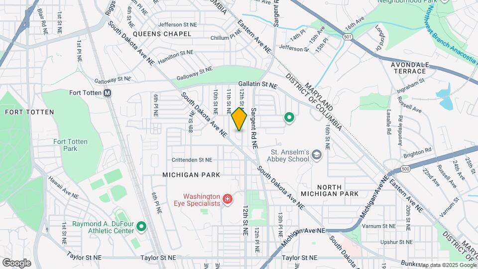 4926 12th St NE, Unit Basement apartment Mapa y Detalles de la Ubicación