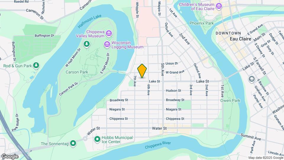 626 Lake St Map and Location Details