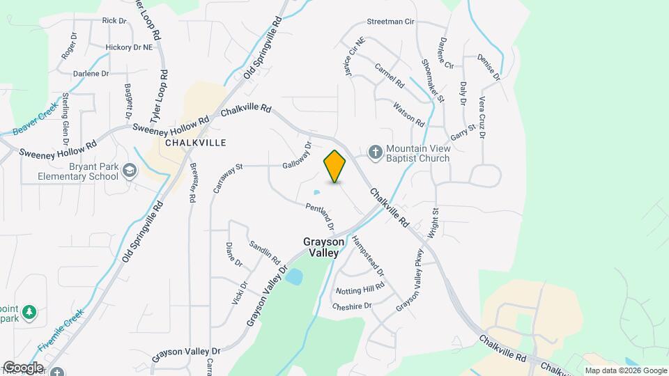 2358 Grayson Valley Cir Map and Location Details