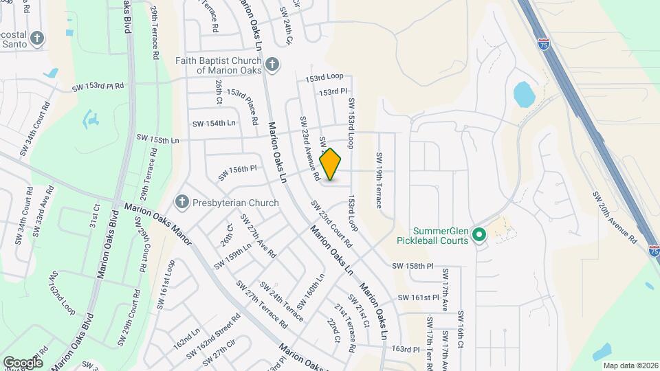 15741 SW 23rd Avenue Rd Map and Location Details