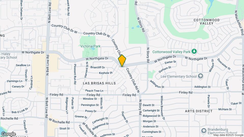 2418 W Northgate Dr Map and Location Details
