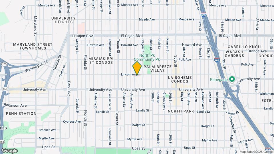 3985 Hamilton St Mapa y Detalles de la Ubicación