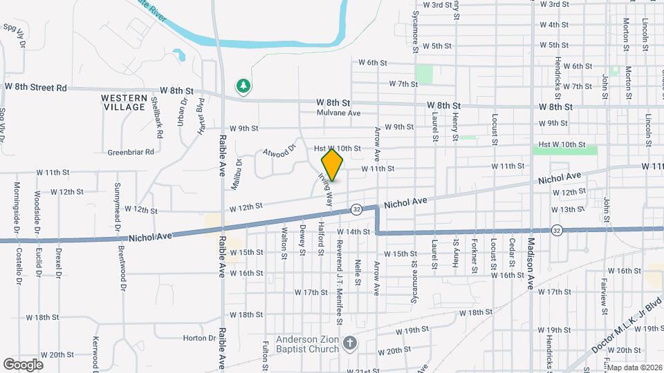 1136 Irving Way Map and Location Details