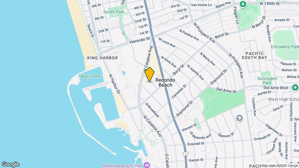 519 N Francisca Ave, Unit #1 Map and Location Details