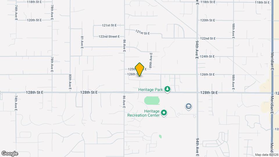 8723 126th St Ct E Map and Location Details