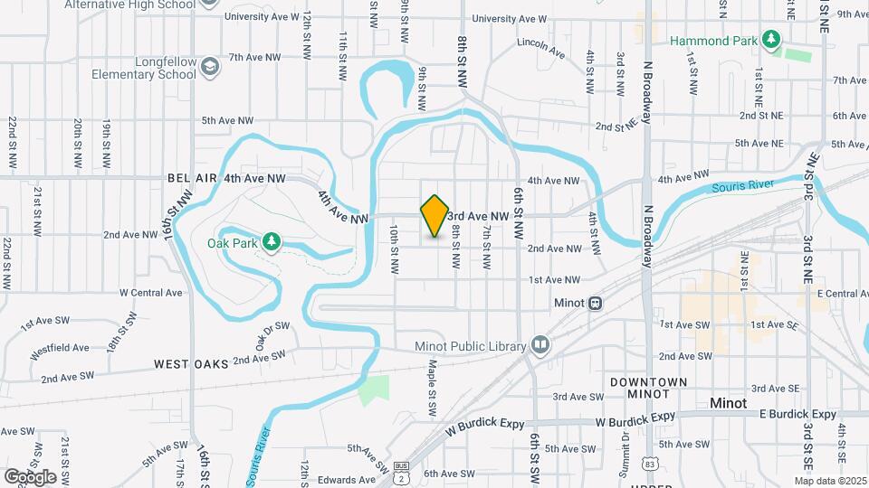 814 2nd Ave NW Map and Location Details