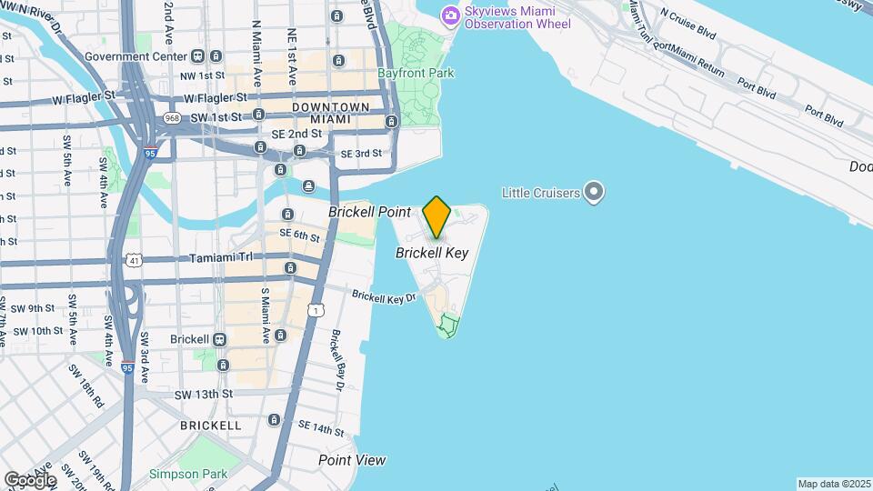 701 Brickell Key Dr Map and Location Details