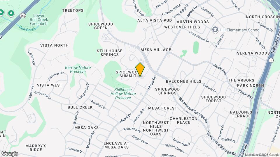 4323 Spicewood Springs Rd Map and Location Details