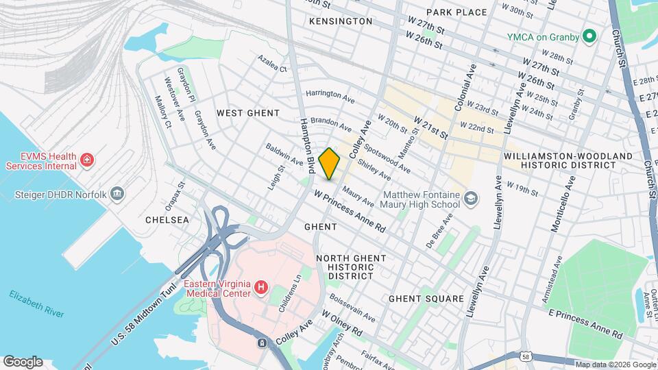 811 Maury Ave Map and Location Details