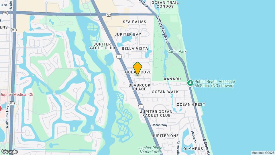 154 Seabreeze Cir Map and Location Details