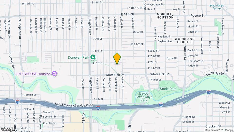 640 Columbia St Map and Location Details