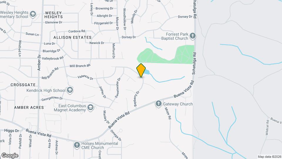 6226 Bayberry Dr Map and Location Details