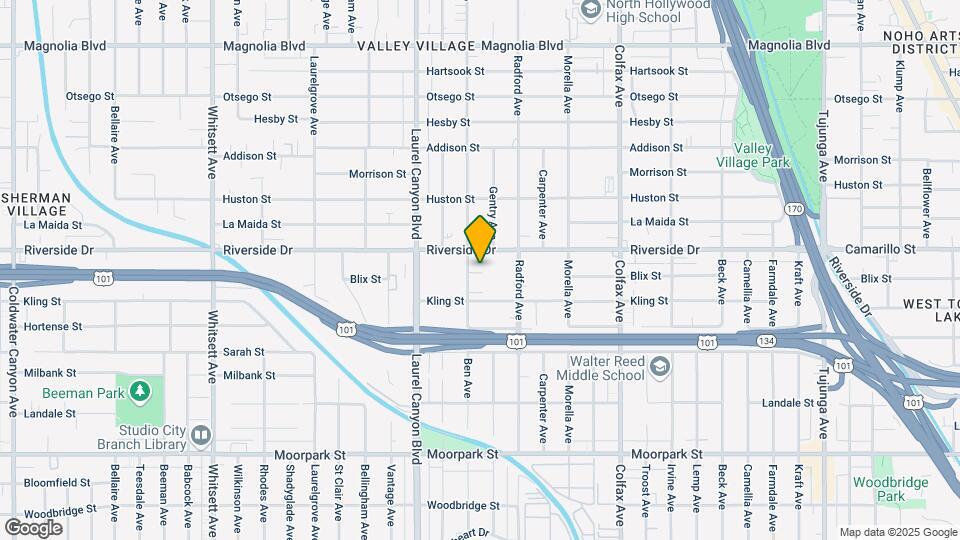 4740 Ben Ave Map and Location Details