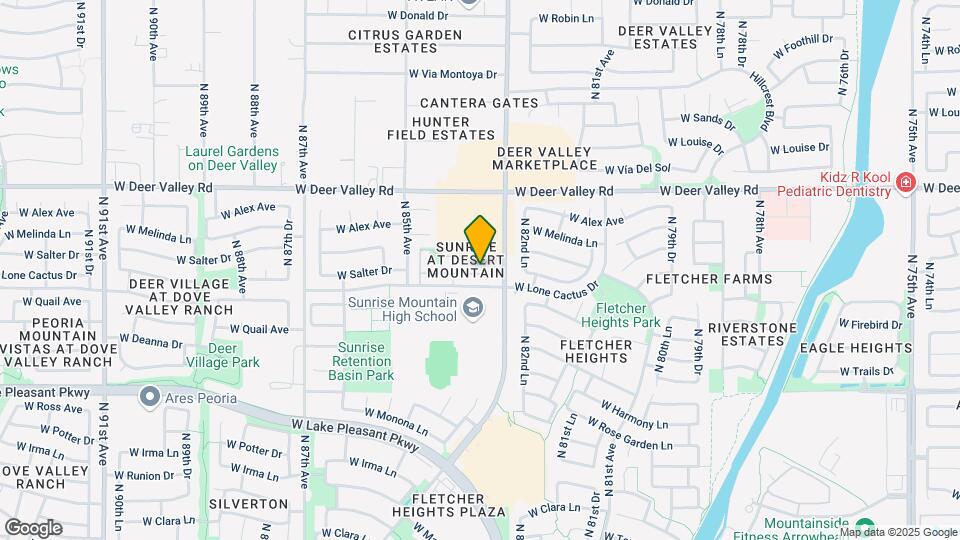 8370 W Salter Dr Mapa y Detalles de la Ubicación