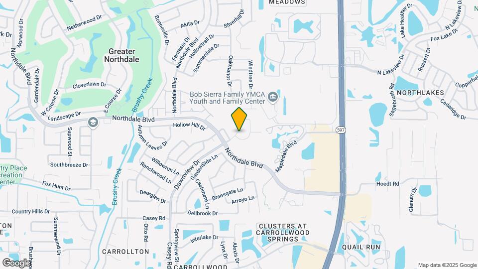 16123 Dawnview Dr Map and Location Details