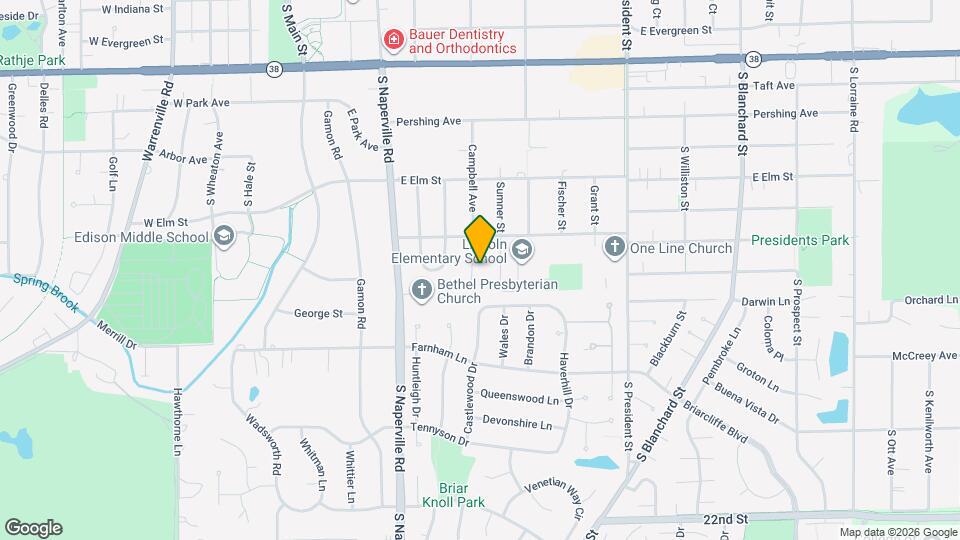 1329 Campbell Ave Map and Location Details