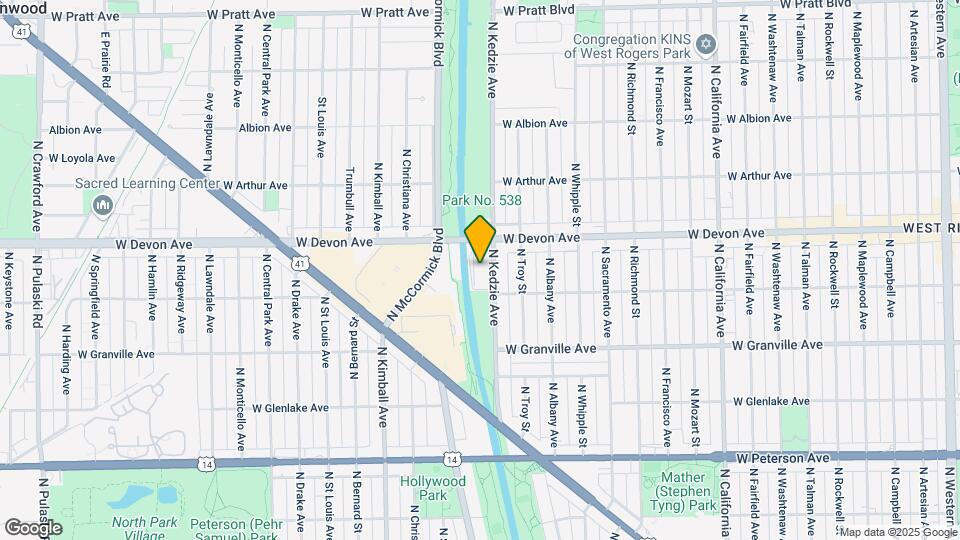 6324 N Kedzie Ave Map and Location Details
