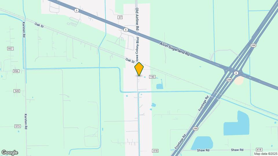 7035 Iowa Colony Blvd Map and Location Details