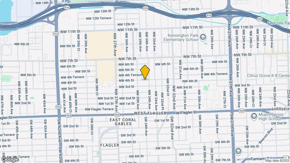 3432 NW 4th St Map and Location Details