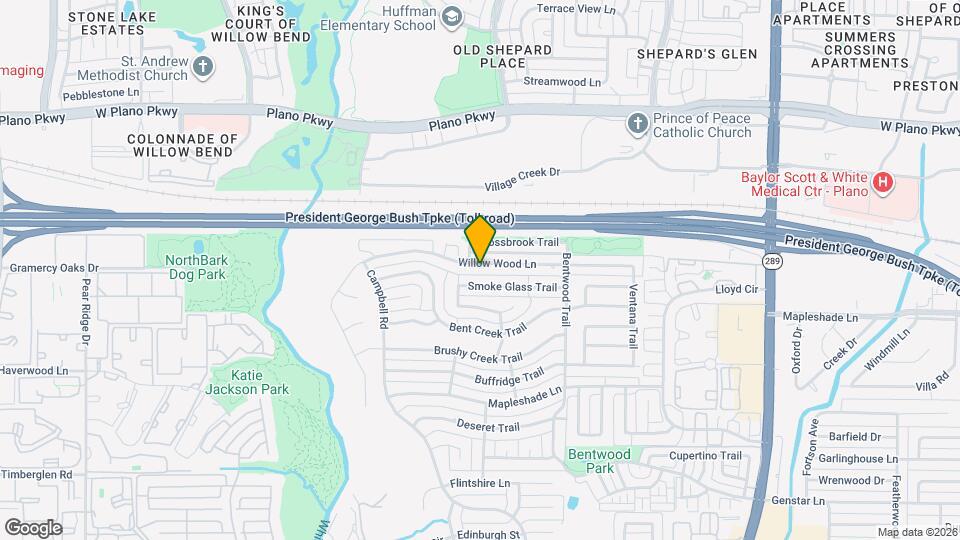 5820 Willow Wood Ln Map and Location Details