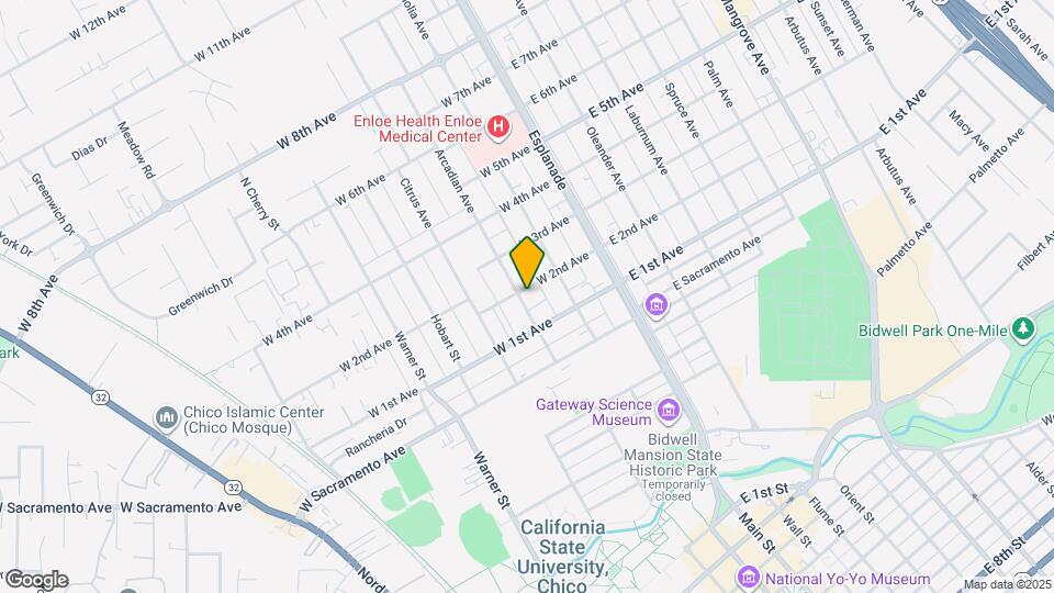 247 W 2nd Ave Map and Location Details